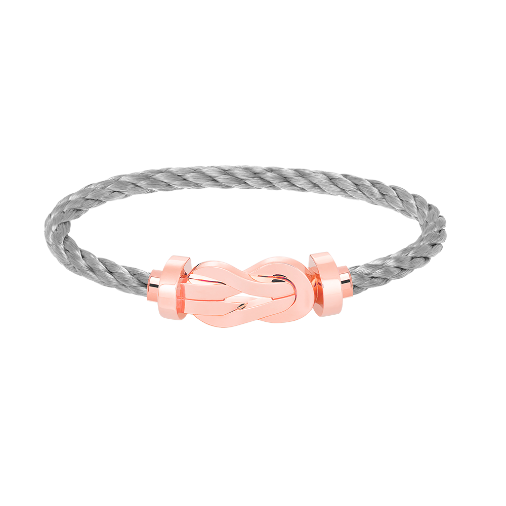[Elara jewelsry ]CHANCE LARGE 8 FIGURE BUCKLE NO DIAMOND BRACELET ROSE GOLD
