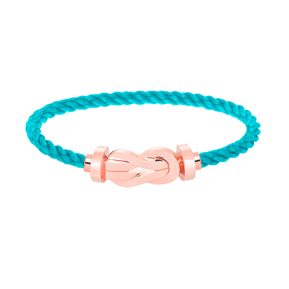 [Elara jewelsry ]CHANCE LARGE 8 FIGURE BUCKLE NO DIAMOND BRACELET ROSE GOLD