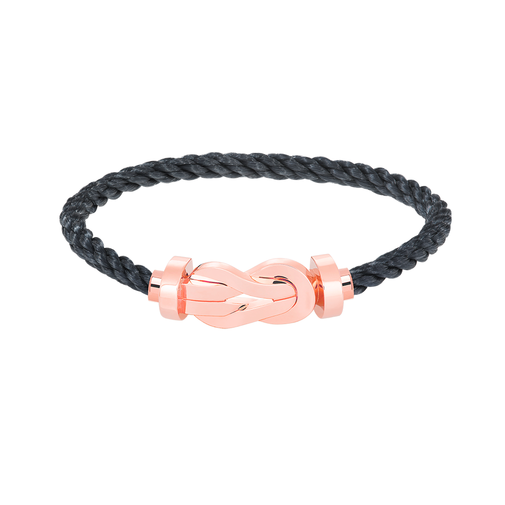 [Elara jewelsry ]CHANCE LARGE 8 FIGURE BUCKLE NO DIAMOND BRACELET ROSE GOLD