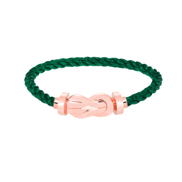 [Elara jewelsry ]CHANCE LARGE 8 FIGURE BUCKLE NO DIAMOND BRACELET ROSE GOLD