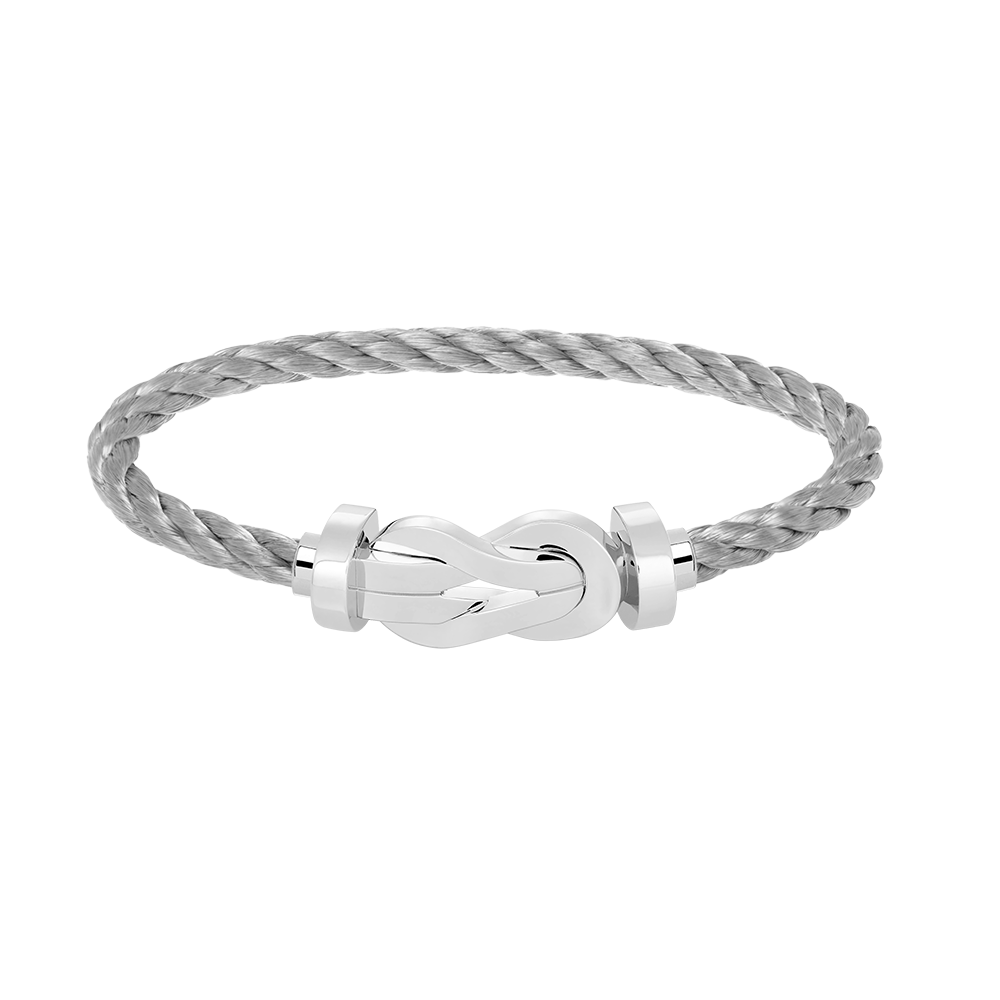 [Elara jewelsry ]CHANCE LARGE 8 FIGURE BUCKLE NO DIAMOND BRACELET SILVER