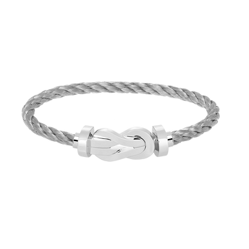 [Elara jewelsry ]CHANCE LARGE 8 FIGURE BUCKLE NO DIAMOND BRACELET SILVER