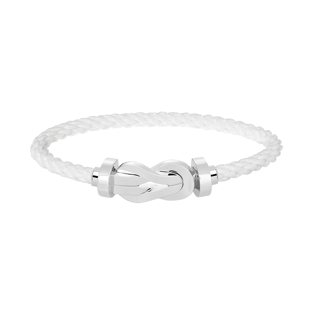 [Elara jewelsry ]CHANCE LARGE 8 FIGURE BUCKLE NO DIAMOND BRACELET SILVER