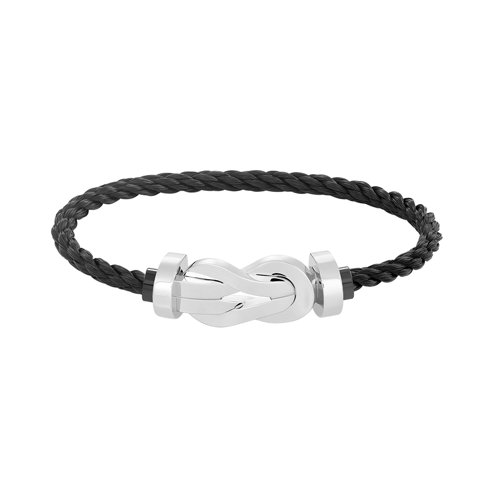 [Elara jewelsry ]CHANCE LARGE 8 FIGURE BUCKLE NO DIAMOND BRACELET SILVER