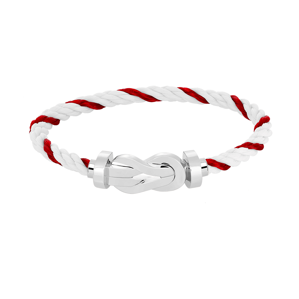 [Elara jewelsry ]CHANCE LARGE 8 FIGURE BUCKLE NO DIAMOND BRACELET SILVER