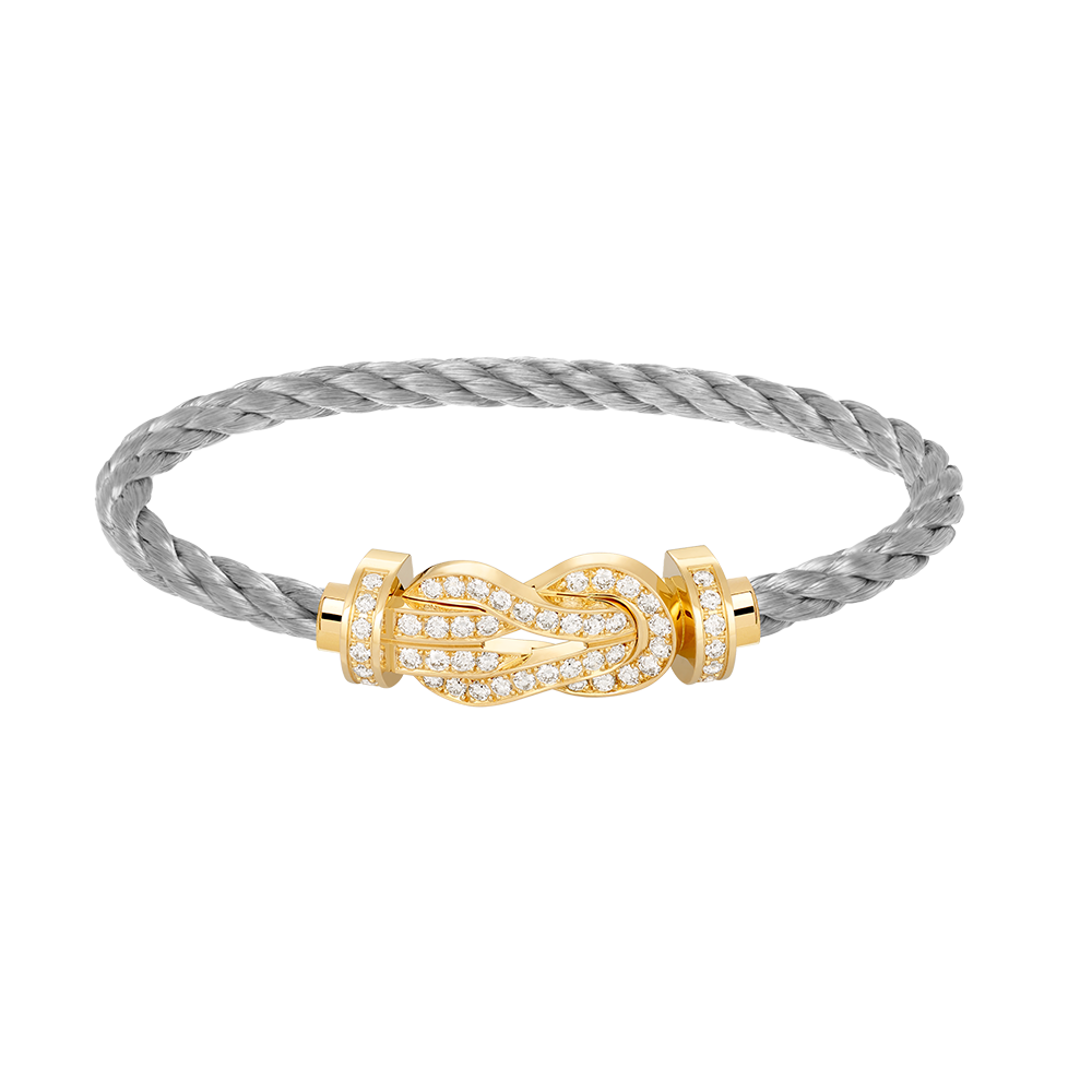 [Elara jewelsry ]CHANCE LARGE 8 FIGURE BUCKLE FULLDIAMOND BRACELET GOLD