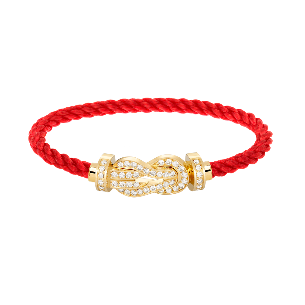 [Elara jewelsry ]CHANCE LARGE 8 FIGURE BUCKLE FULLDIAMOND BRACELET GOLD