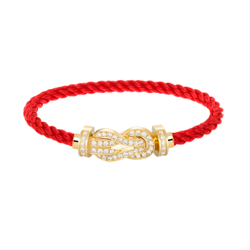 [Elara jewelsry ]CHANCE LARGE 8 FIGURE BUCKLE FULLDIAMOND BRACELET GOLD
