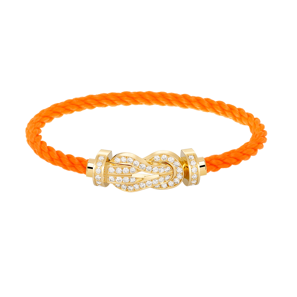 [Elara jewelsry ]CHANCE LARGE 8 FIGURE BUCKLE FULLDIAMOND BRACELET GOLD