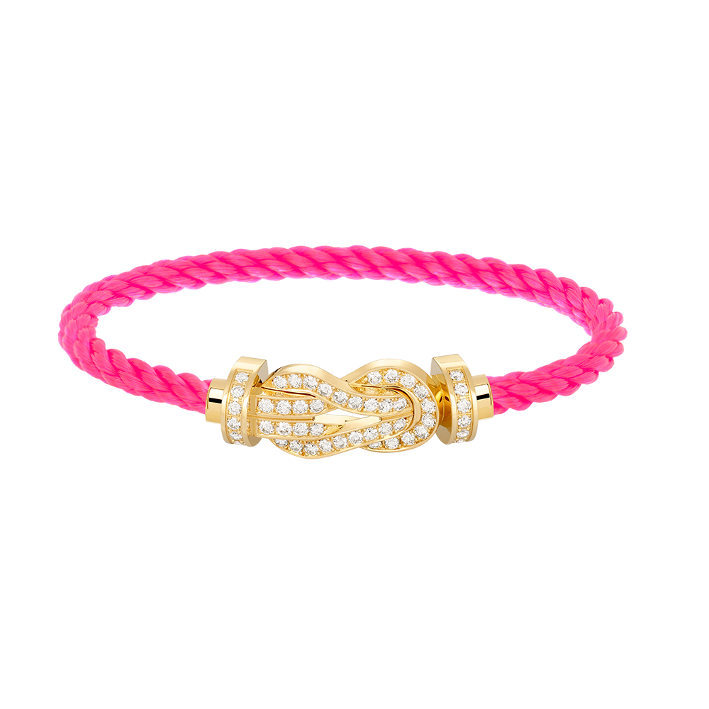 [Elara jewelsry ]CHANCE LARGE 8 FIGURE BUCKLE FULLDIAMOND BRACELET GOLD