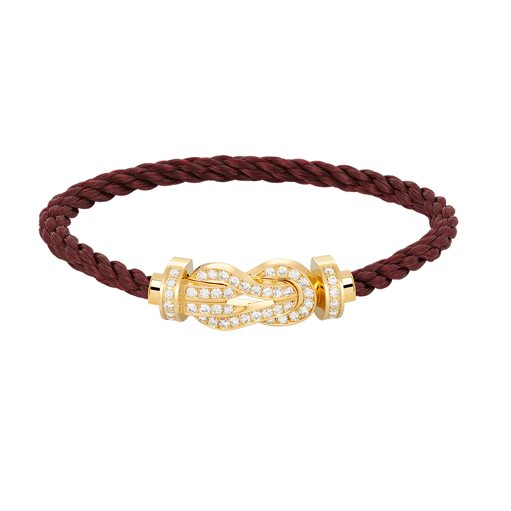 [Elara jewelsry ]CHANCE LARGE 8 FIGURE BUCKLE FULLDIAMOND BRACELET GOLD