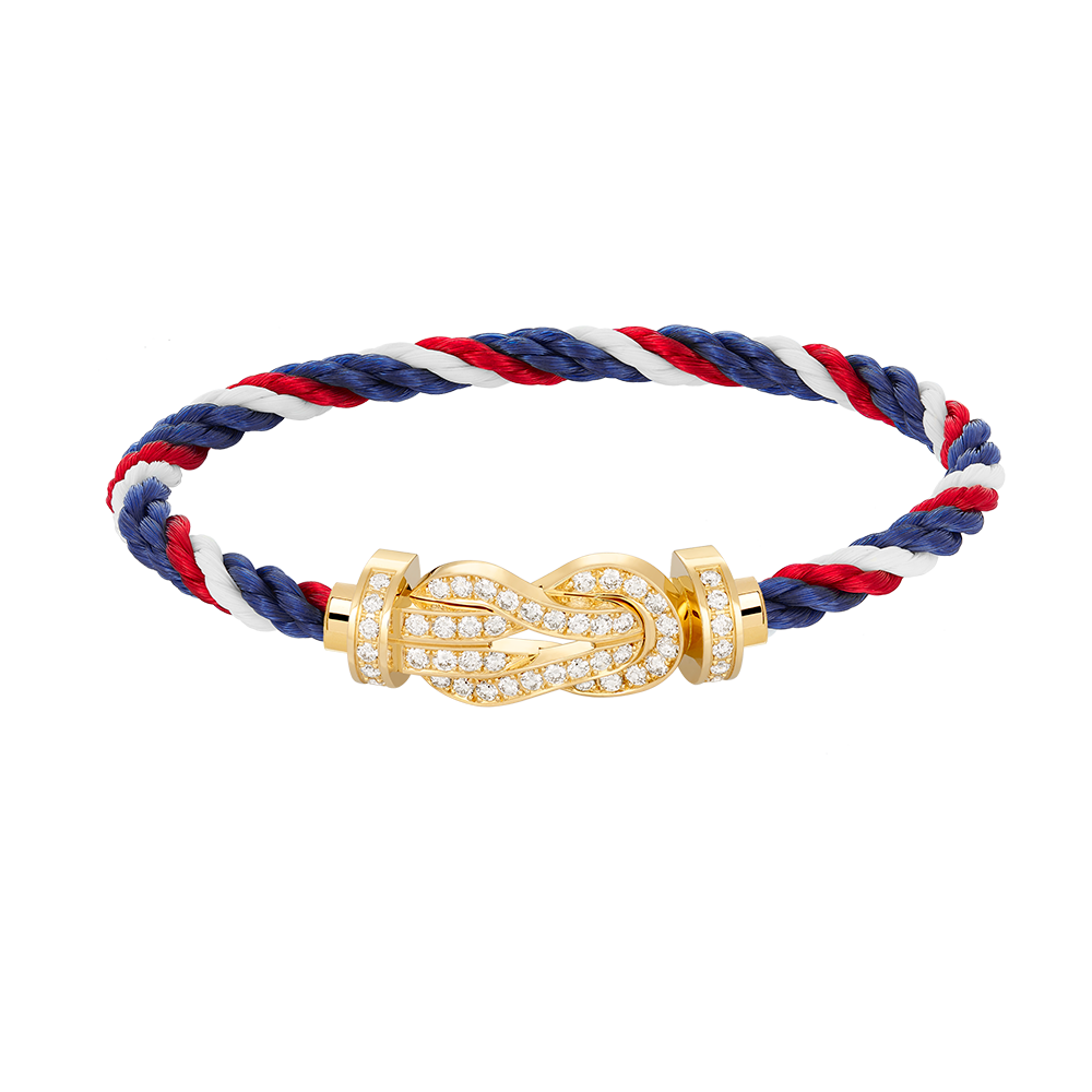 [Elara jewelsry ]CHANCE LARGE 8 FIGURE BUCKLE FULLDIAMOND BRACELET GOLD