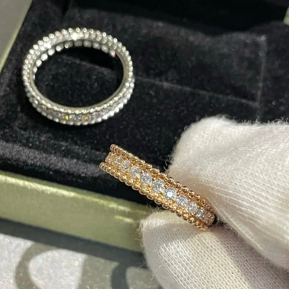 [Elara jewelsry ]PERLEE DIAMOND ROSE GOLD RING