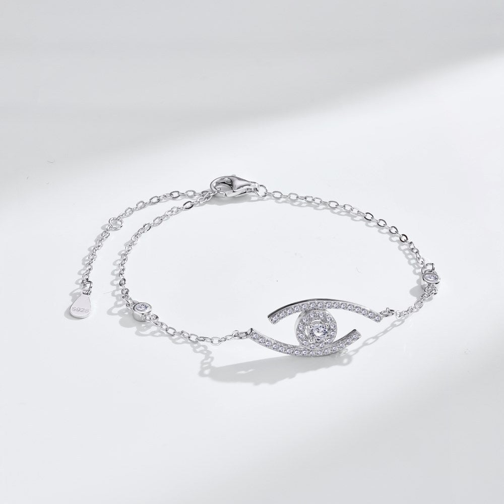 [Elara jewelsry]Lucky Eye Pave-Set Diamond Bracelet