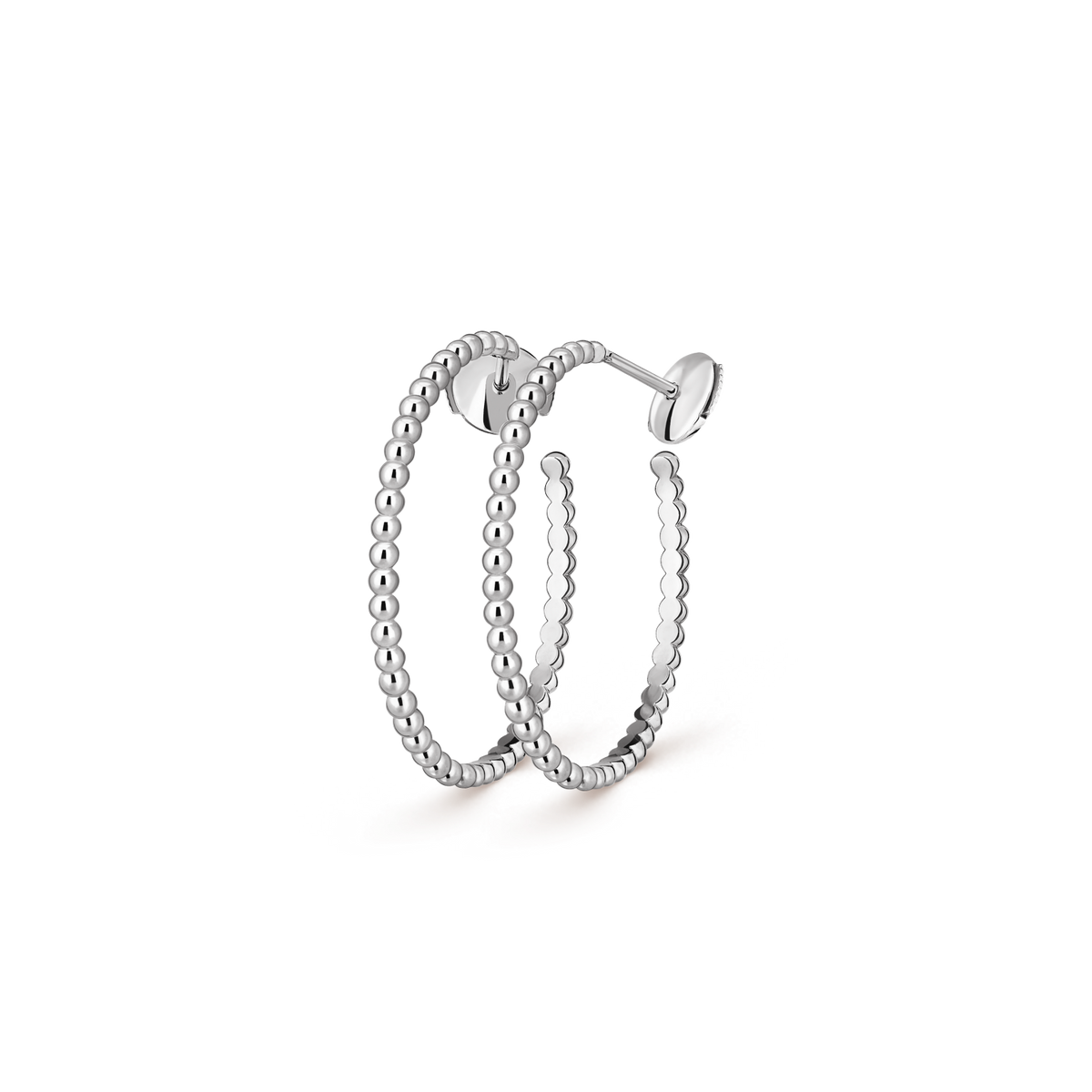 [Elara jewelsry] SMOOTH BEAD STUD EARRINGS