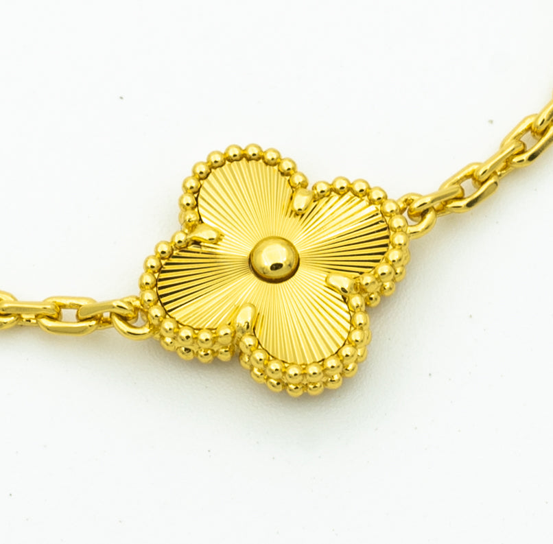 [Elara jewelsry ] CLOVER 5 MOTIF LASER BRACELET COLLECTION
