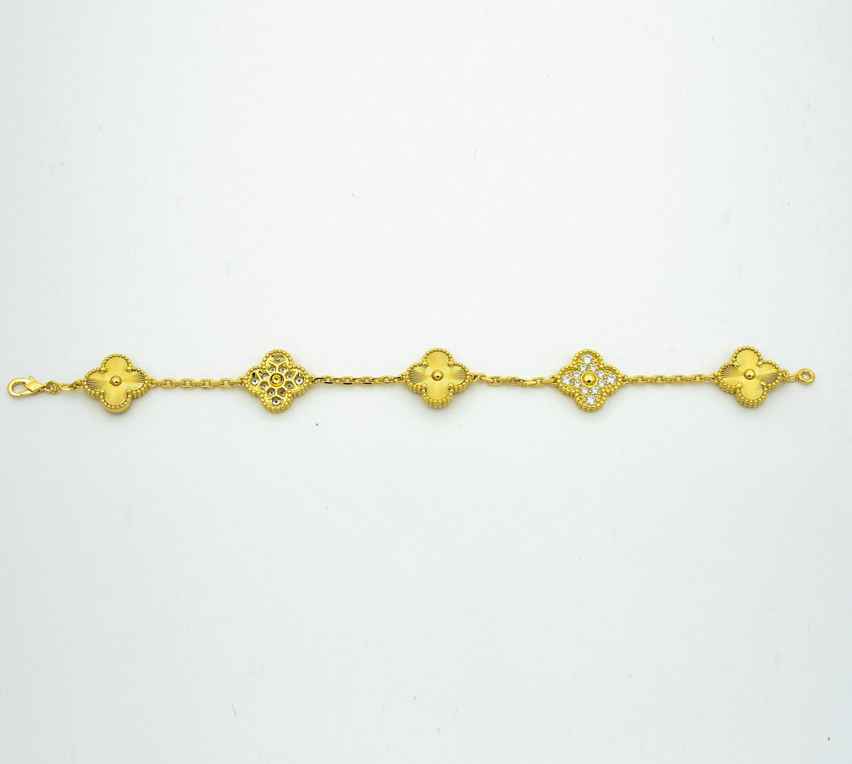 [Elara jewelsry ] CLOVER 5 MOTIF LASER BRACELET COLLECTION