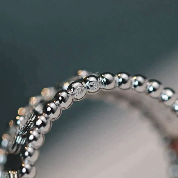 [Elara jewelsry ]CLOVER KALEIDOSCOPE RING 10MM