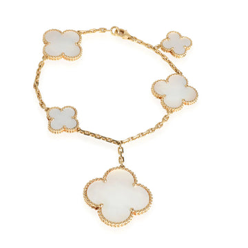 [Elara jewelsry ]MAGIC CLOVER MOP GOLD BRACELET 5 MOTIFS