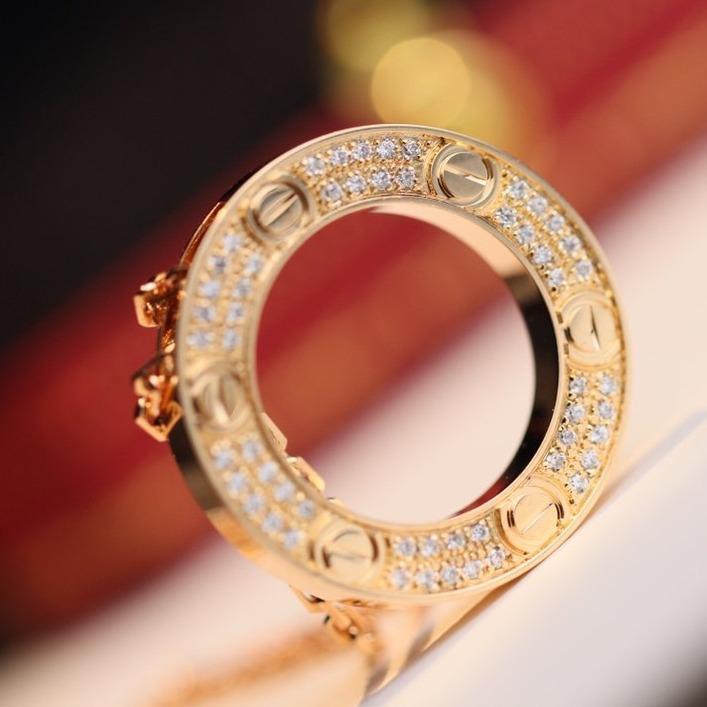 [Elara jewelsry ]LOVE NECKLACE ADJUSTABLE ROSE GOLD