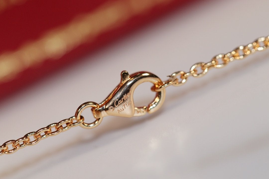 [Elara jewelsry ]LOVE NECKLACE PINK GOLD AND SILVER