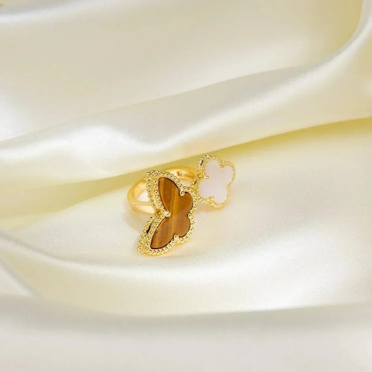 [Elara jewelsry ]LUCKY BETWEEN THE FINGER RING