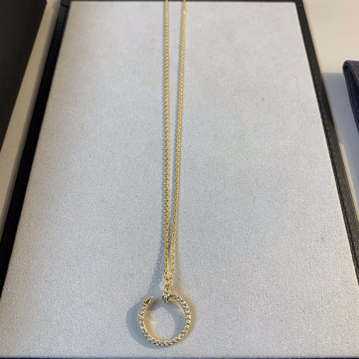 [Elara jewelsry ]JUSTE NECKLACE GOLD DIAMONDS