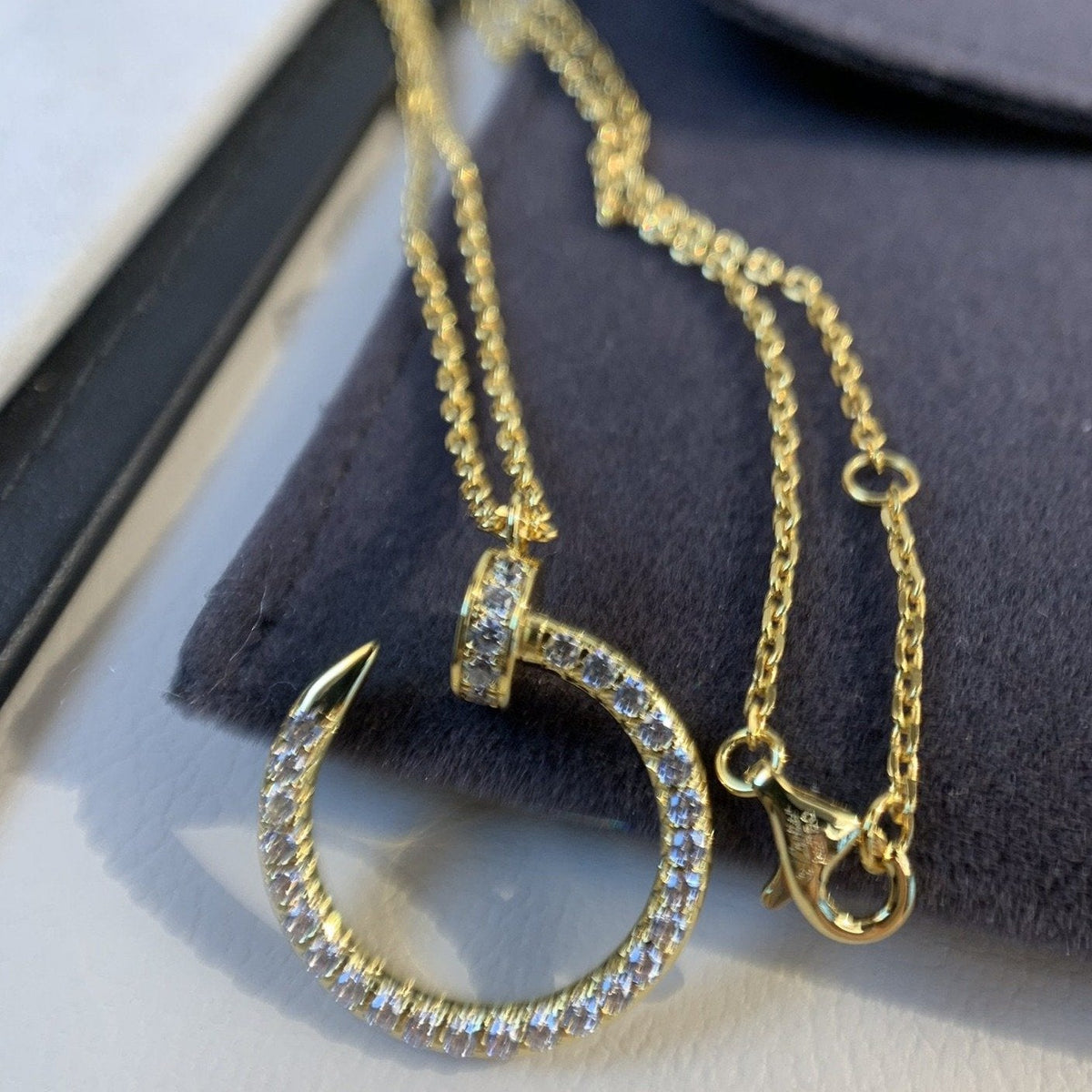 [Elara jewelsry ]JUSTE NECKLACE GOLD DIAMONDS
