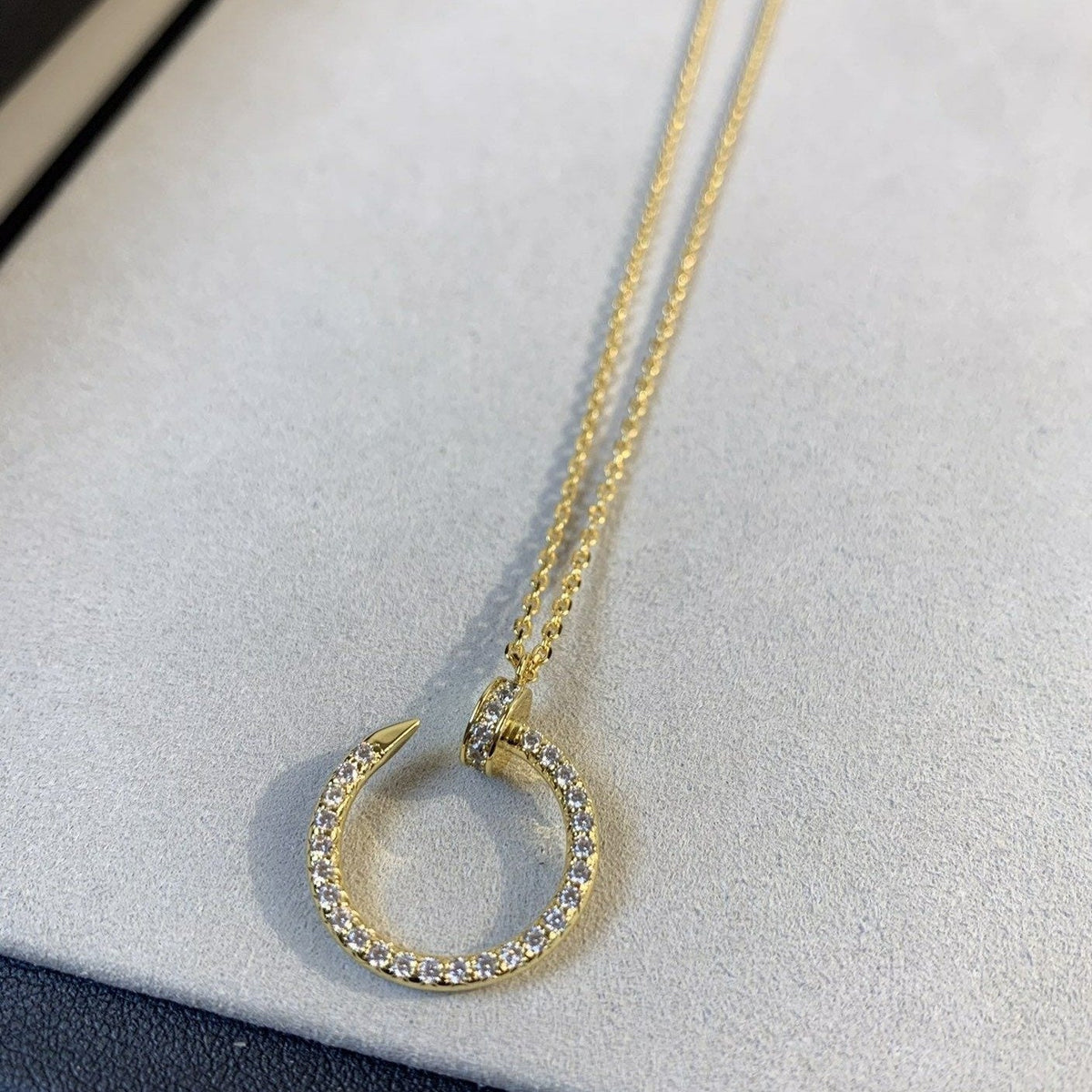 [Elara jewelsry ]JUSTE NECKLACE GOLD DIAMONDS