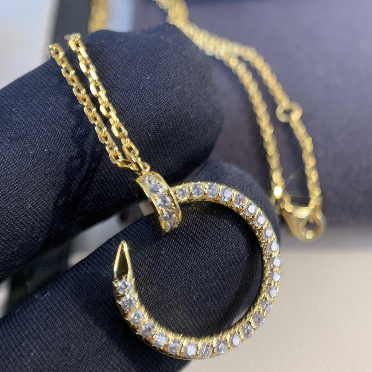 [Elara jewelsry ]JUSTE NECKLACE GOLD DIAMONDS