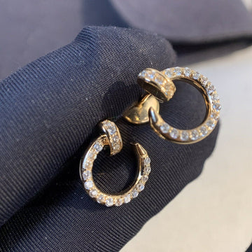 [Elara jewelsry ]JUSTE EARRINGS GOLD DIAMONDS