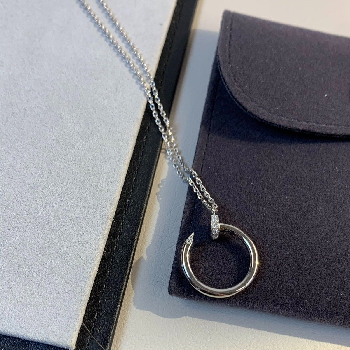 [Elara jewelsry ]JUSTE NECKLACE SILVER