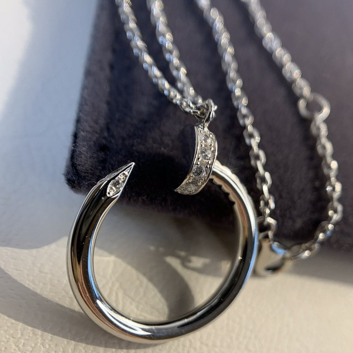 [Elara jewelsry ]JUSTE NECKLACE SILVER
