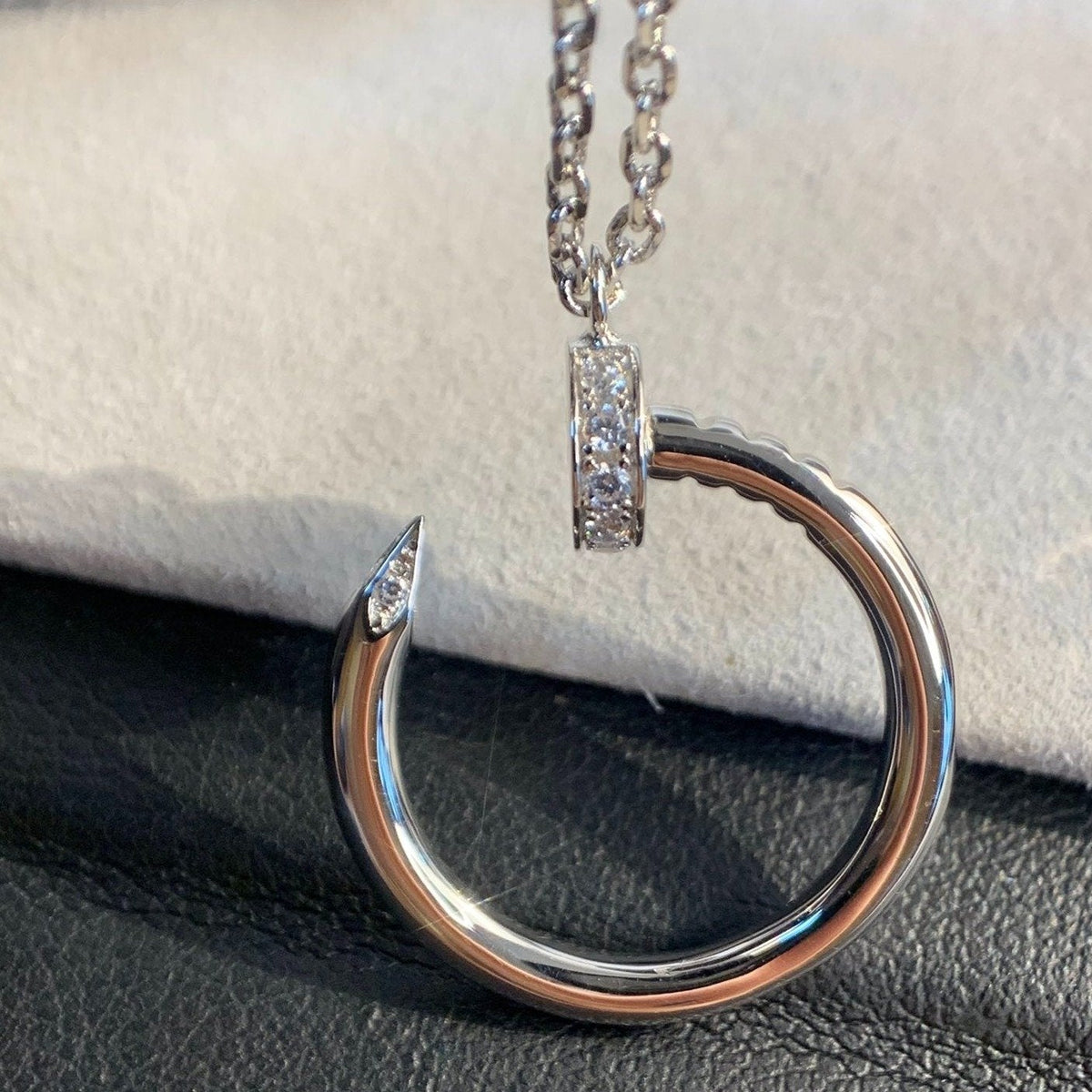 [Elara jewelsry ]JUSTE NECKLACE SILVER