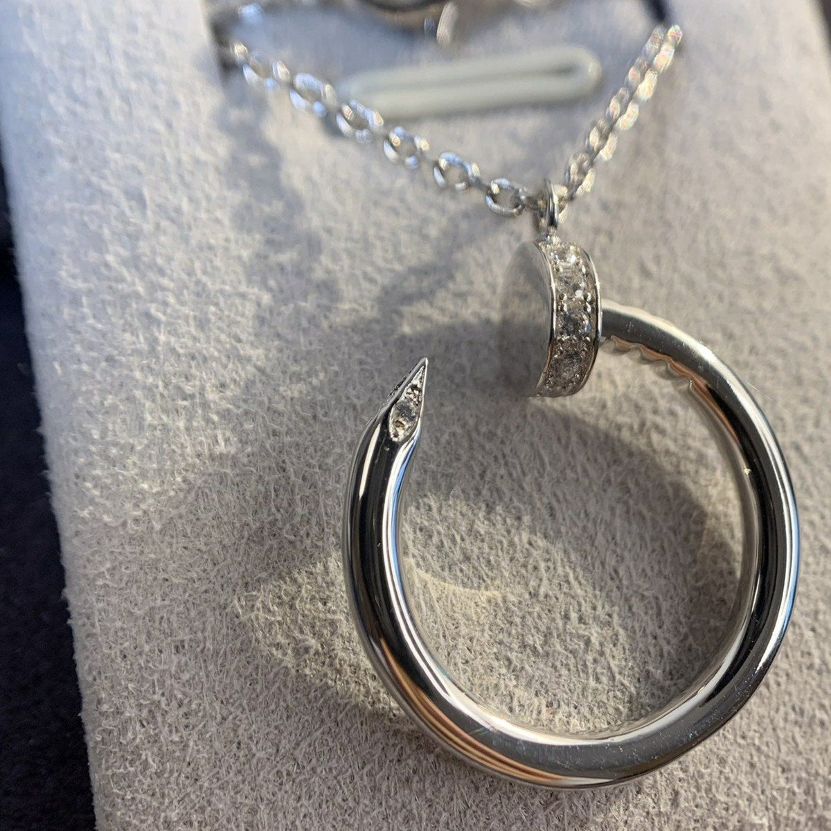 [Elara jewelsry ]JUSTE NECKLACE SILVER