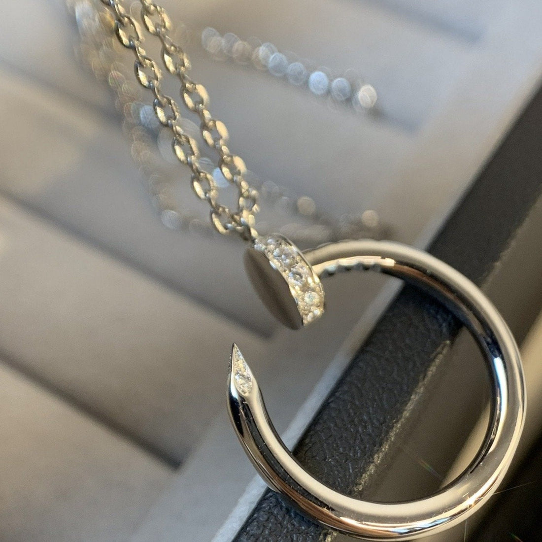 [Elara jewelsry ]JUSTE NECKLACE SILVER