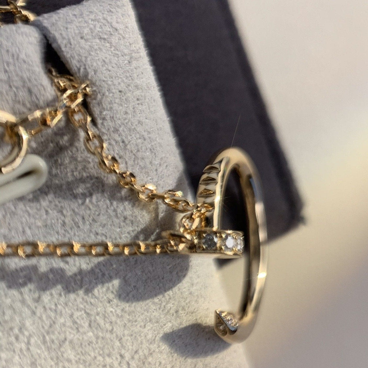 [Elara jewelsry ]JUSTE NECKLACE PINK GOLD