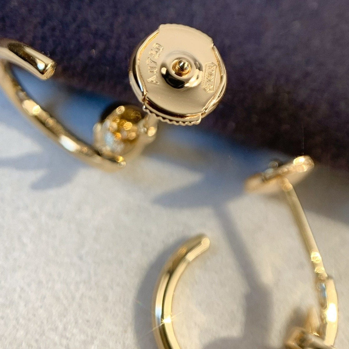 [Elara jewelsry ]JUSTE EARRINGS PINK GOLD