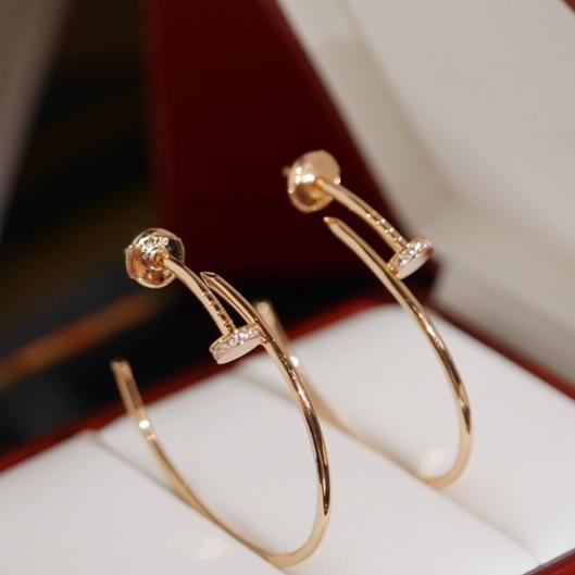 [Elara jewelsry ]JUSTE EARRINGS DIAMONDS 1.8MM
