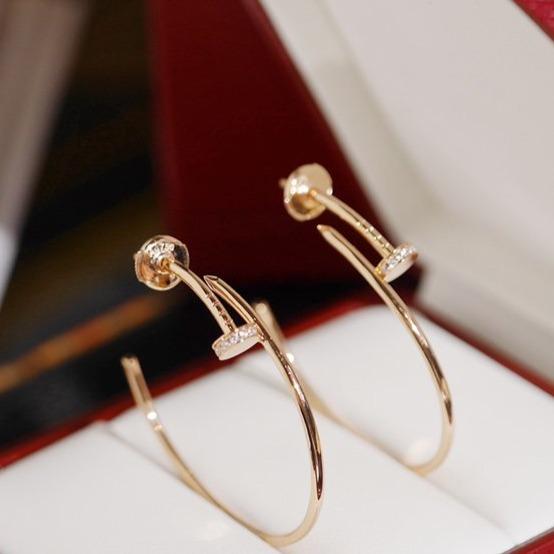 [Elara jewelsry ]JUSTE EARRINGS DIAMONDS 1.8MM