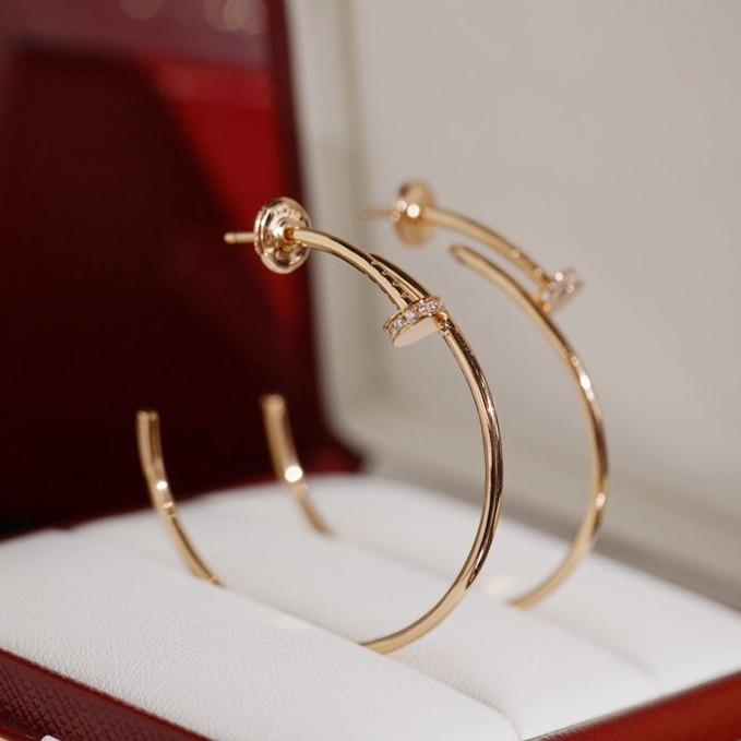 [Elara jewelsry ]JUSTE EARRINGS DIAMONDS 1.8MM