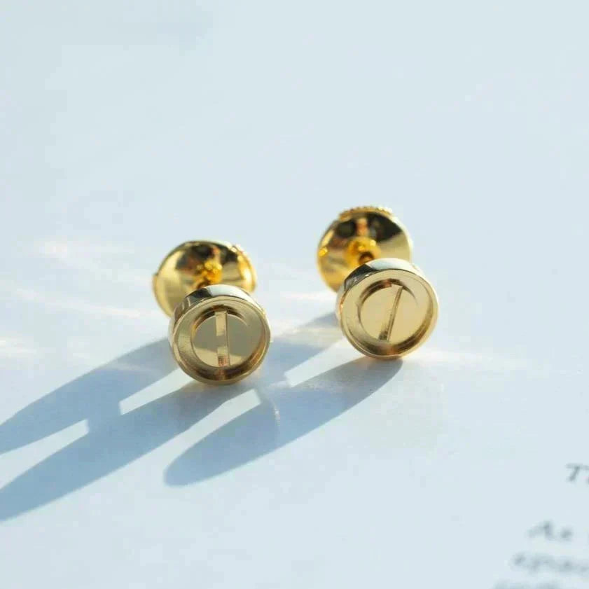 [Elara jewelsry ]LOVE EARRINGS GOLD 10MM