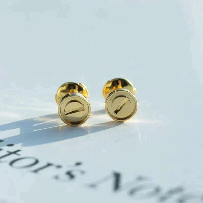 [Elara jewelsry ]LOVE EARRINGS GOLD 10MM