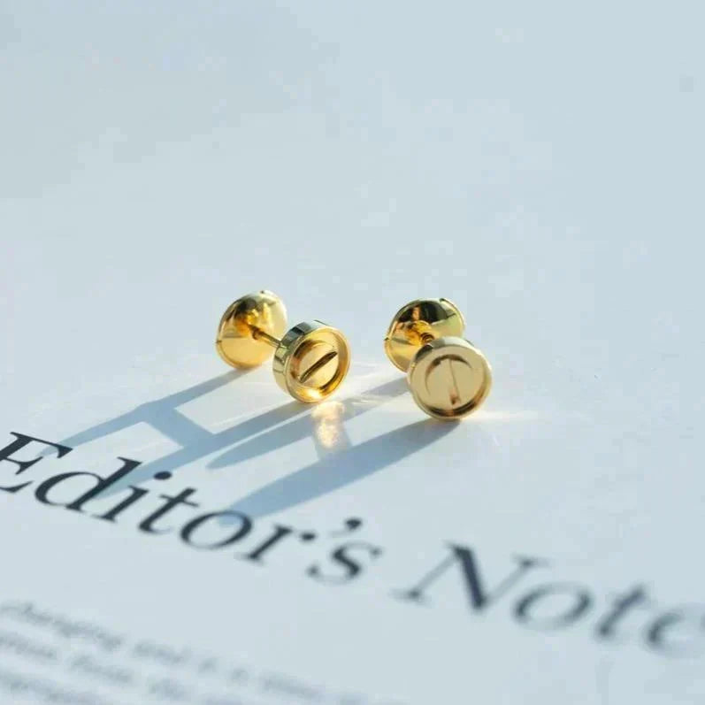 [Elara jewelsry ]LOVE EARRINGS GOLD 10MM