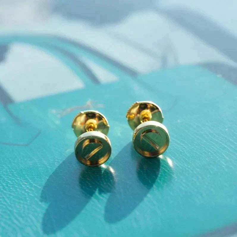 [Elara jewelsry ]LOVE EARRINGS GOLD 10MM