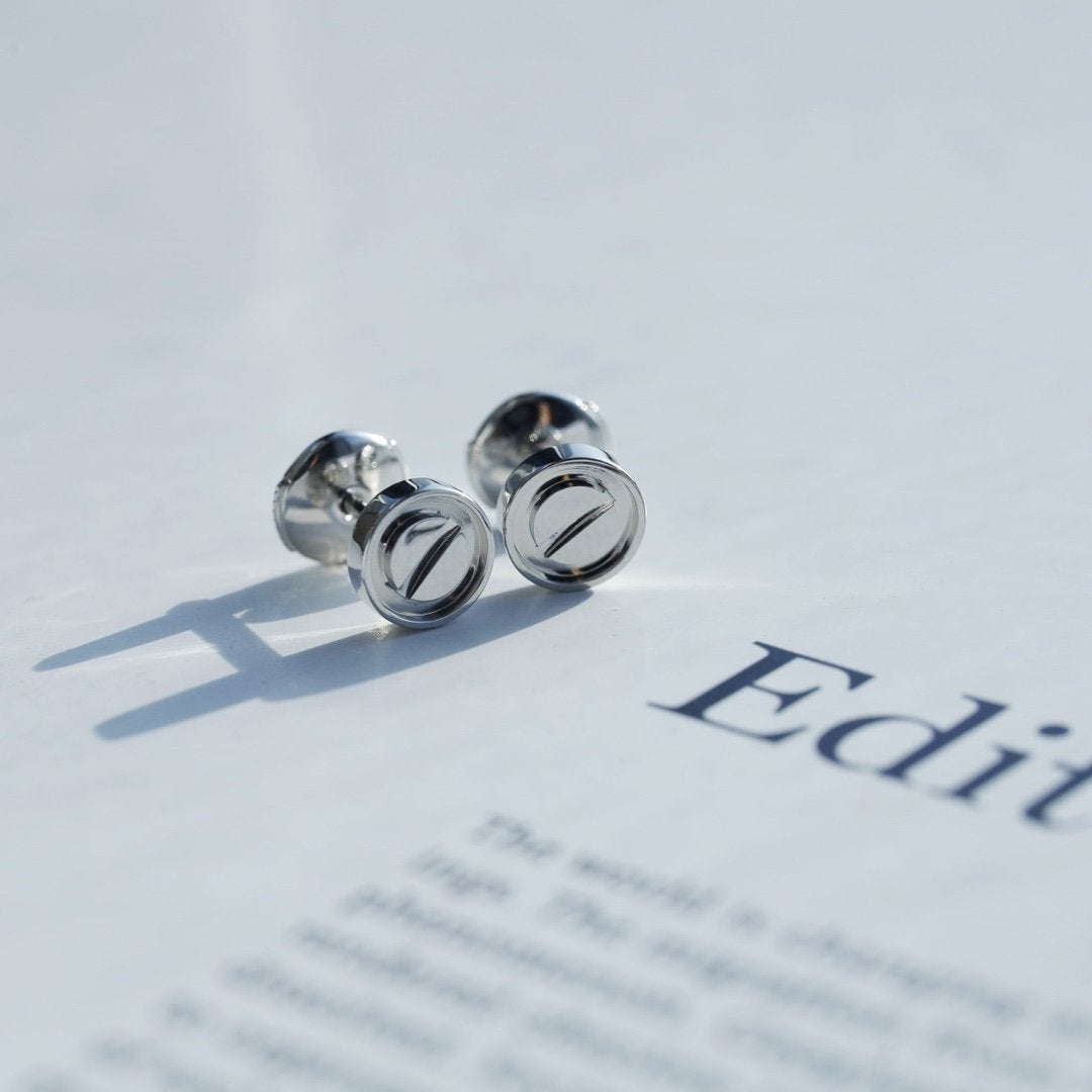 [Elara jewelsry ]LOVE EARRINGS SILVER 10MM