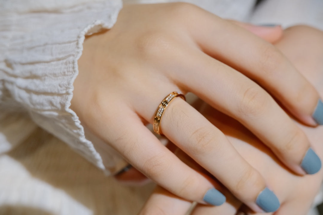 [Elara jewelsry ]LOVE RING 2.65MM DIAMOND