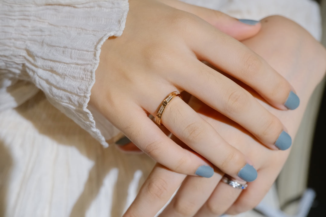 [Elara jewelsry ]LOVE RING 2.65MM DIAMOND