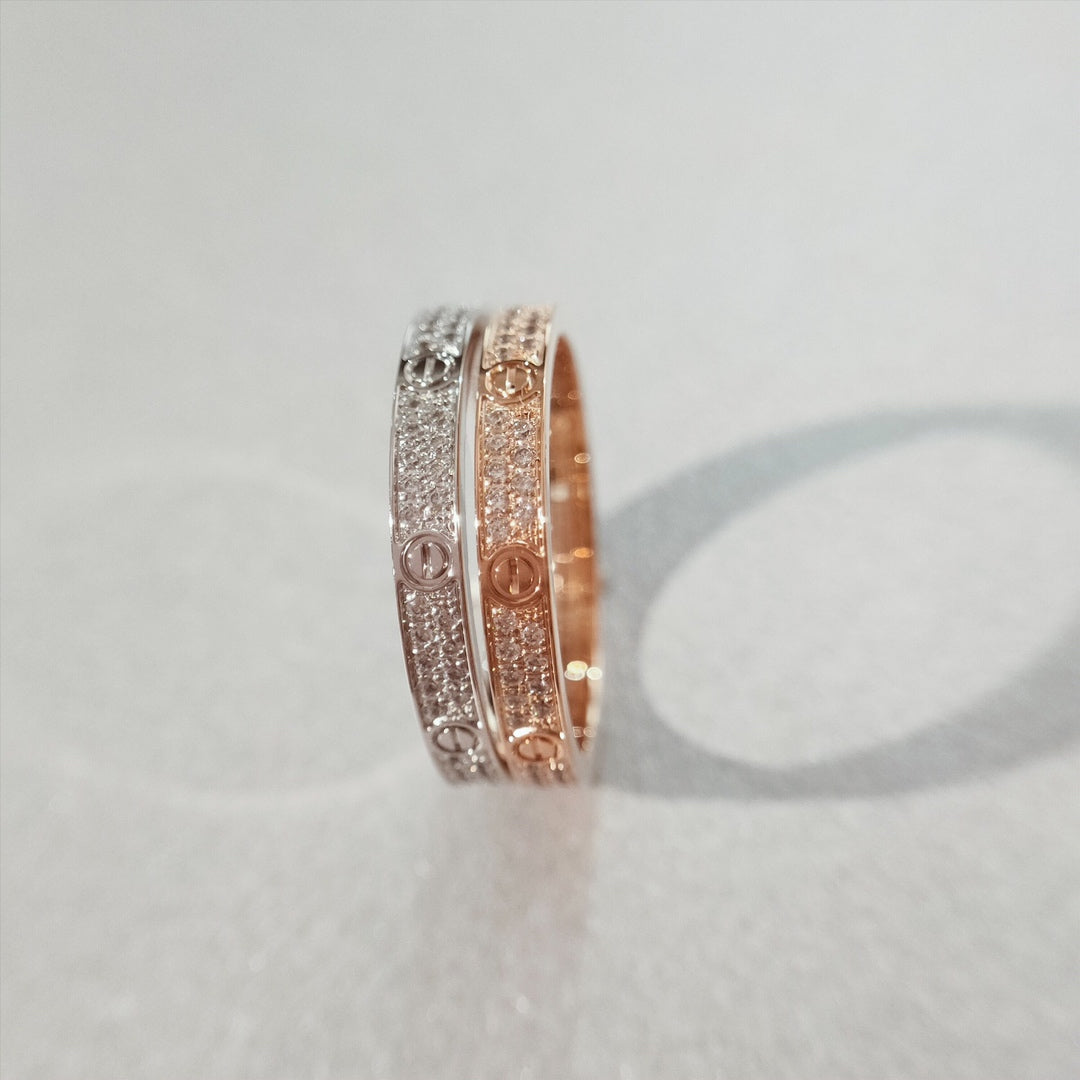 [Elara jewelsry ]LOVE RING 2.65MM DIAMOND