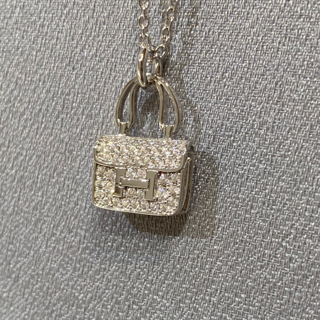 [Elara jewelsry ]CONSTANCE PEDANT DIAMOND NECKLACE
